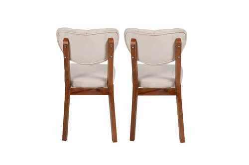 Sada jídelních židlí Elma Beige, 2 ks