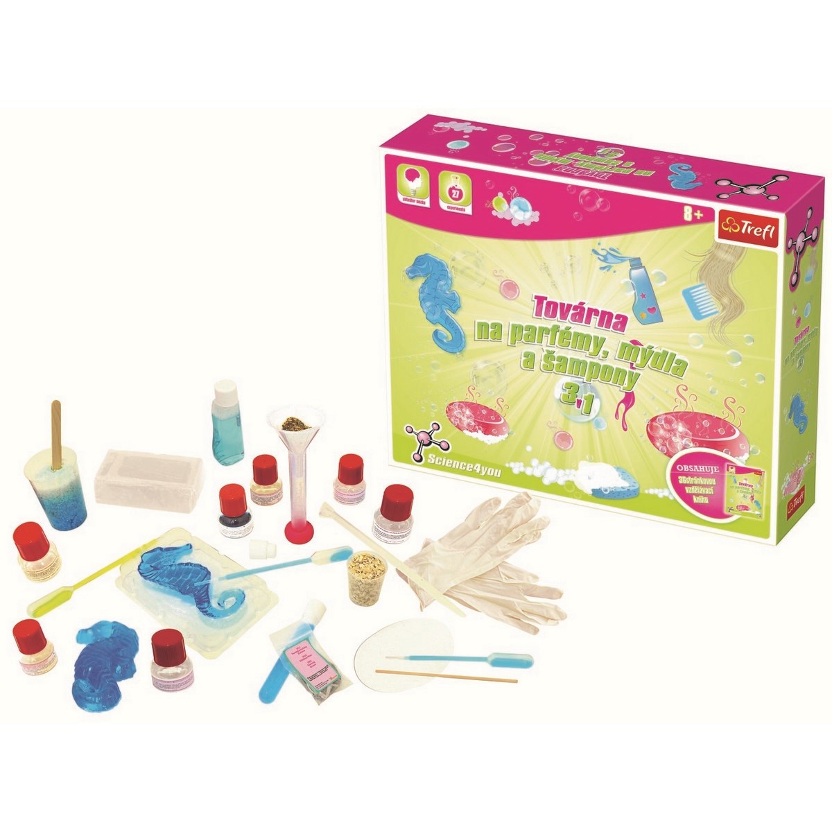 Trefl Science 4 You Továrna na parfémy mýdla a šampony 3 v 1