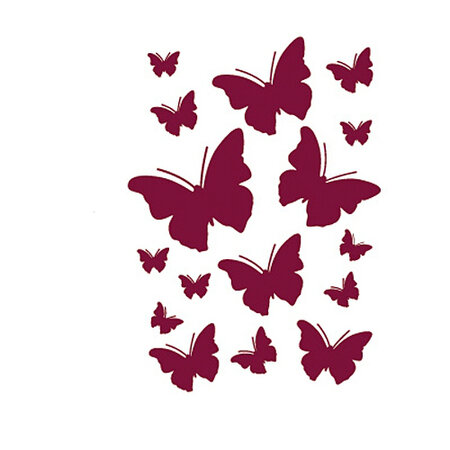 Samolepicí dekorace motýl štěstí