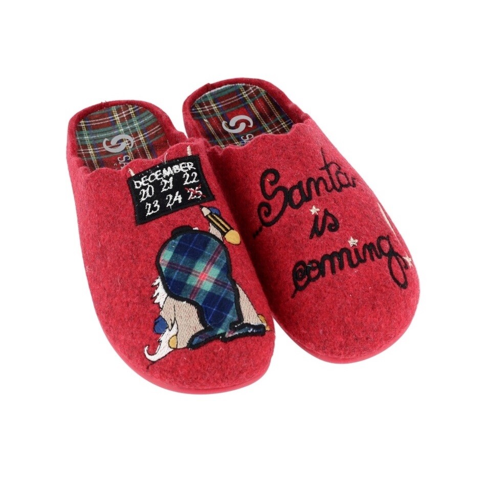 Sabatini Pantofle Feltro czerwone, rozmiar41, 41 EU