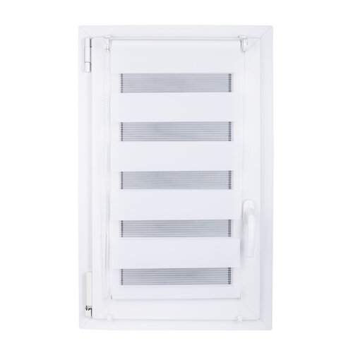 Рулонна штора ДЕНЬ і НІЧ біла, 57 x 150 см