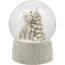 Glob de zăpadă de Crăciun cu LED Fox, 10 x 12,5 cm