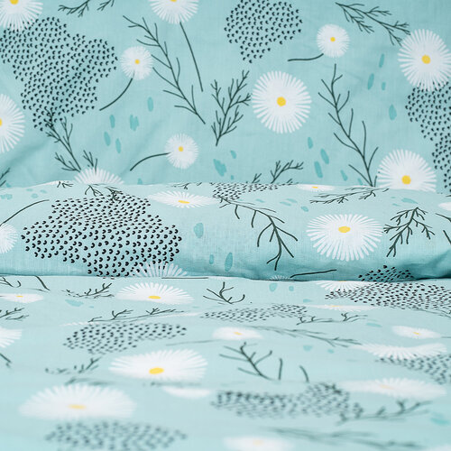 Lenjerie de pat din bumbac 4Home Chamomile , 140 x200 cm, 70 x 90 cm