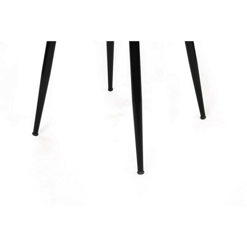 Set de scaune de sufragerie Kusakli Light Brownand Black, 2 buc.