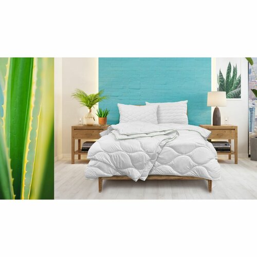 John Cotton Vzglavnik Aloe Vera, 50 x 70 cm