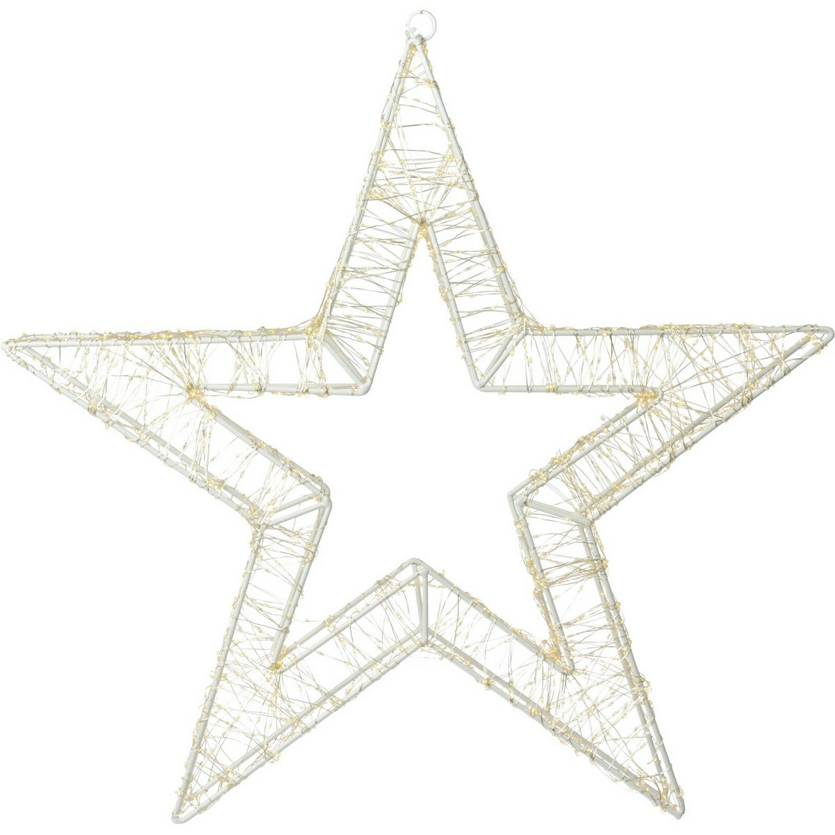 Svíticí vánoční hvězda, 960 LED, 38 x 8 x 38 cm