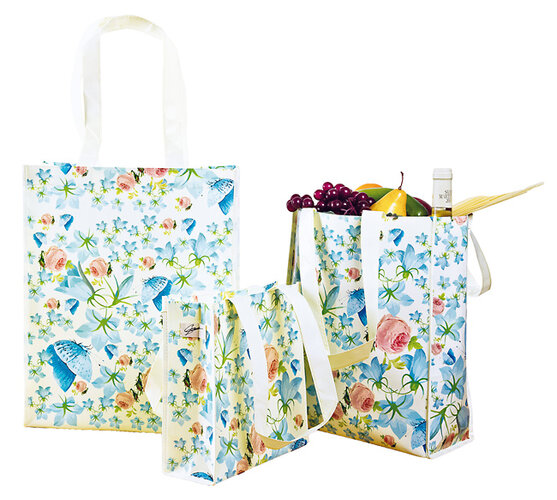 Textilní tašky na nákup, vícebarevná