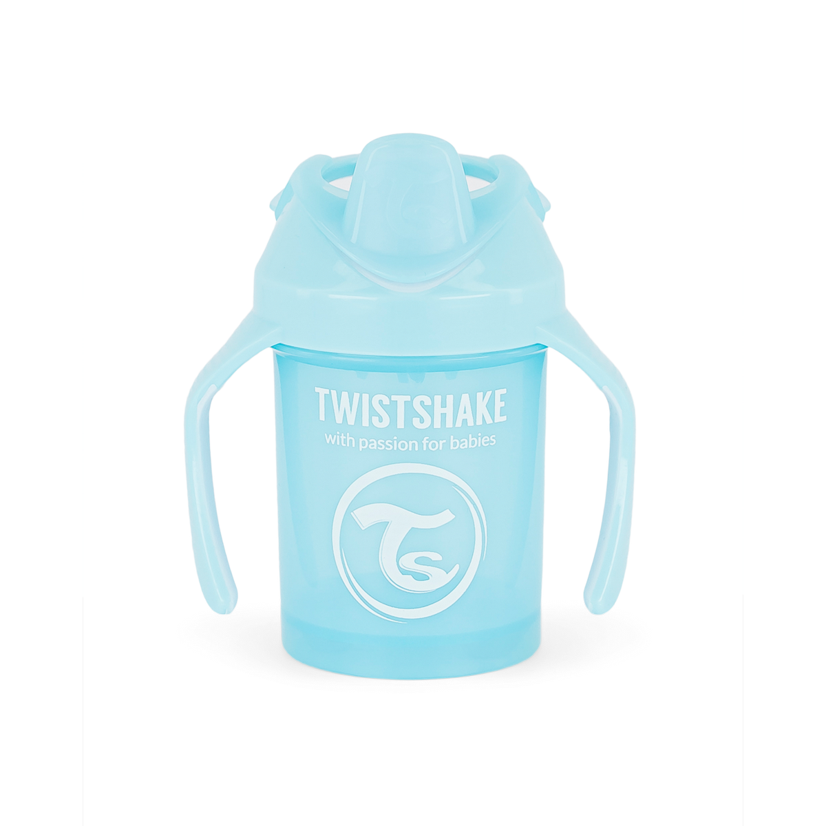 Cană de antrenament cu anticurgere Twistshake230 ml, albastru
