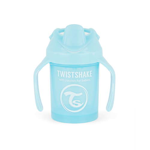 Twistshake Učiaci netečúci hrnček 230 ml, modrá
