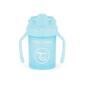 Twistshake učni lonček 230 ml, modri