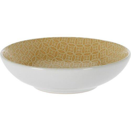 Ceramiczna miska na zupę Sea, 650 ml,  żółta