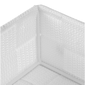 Compactor Úložný organizér do zásuvky S TEX, 12 x 12 x 7 cm, biela