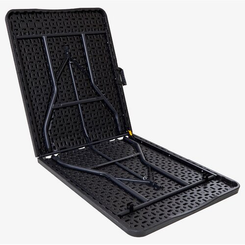 Autronic Masă de grădină, metal, plastic, negru,AZ-K100 3 BK
