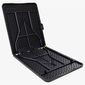 Autronic Masă de grădină, metal, plastic, negru,AZ-K100 3 BK