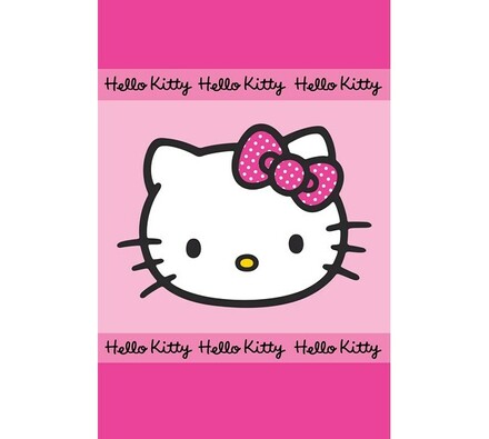 Uterák Hello Kitty, 40 x 60 cm, ružová, 40 x 60 cm