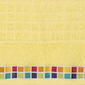 Osuška Mozaik žlutá, 70 x 130 cm