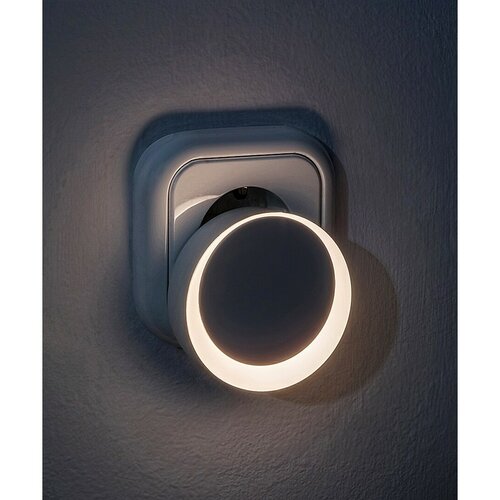 Rabalux 76000 nočné LED osvetlenie do zásuvky Zofe, senzor stmievania, 0,3W, 20lm, IP20