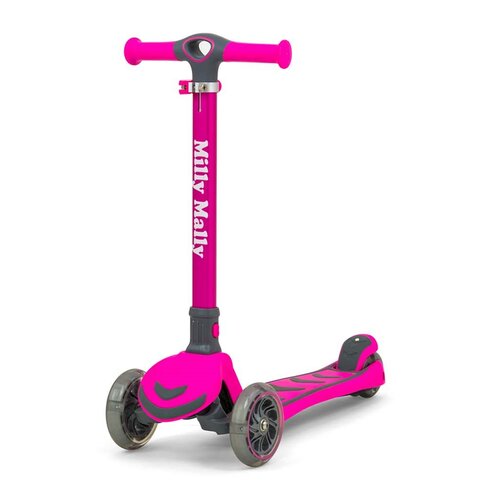Milly Mally Kinder-Roller Scooter Boogie Rosa, 80,6 x 59 x 25 cm
