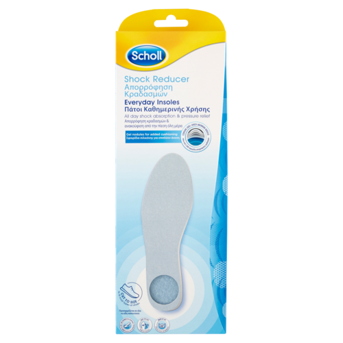 Scholl Устілки для взуття з амортизатором Everyday