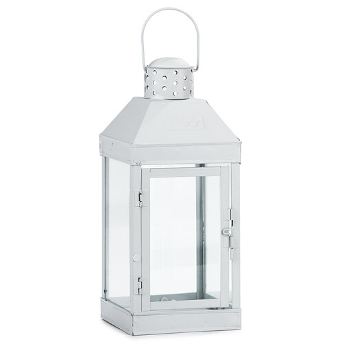 Lampion, latarenka biały, 11 x 22 cm