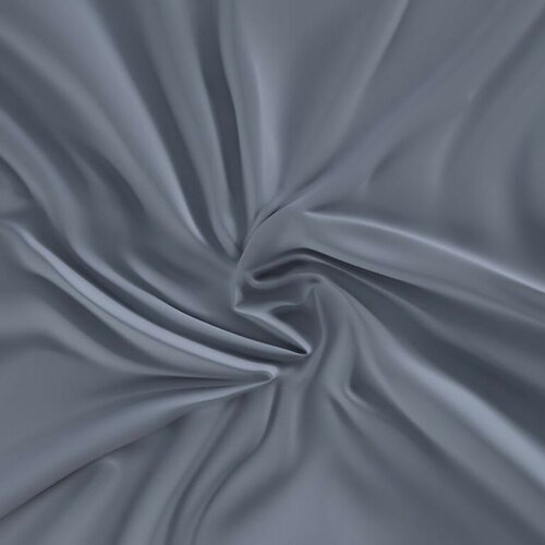 Kvalitex Cearșaf din satin cu elastic, gri închis,180 x 200 cm