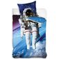 Detské bavlnené svietiace obliečky Astronaut, 140 x 200 cm, 70 x 90 cm