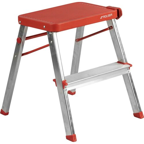 Rolser Składane schodki domowe Tabouret, 2stopnie, pomarańczowe