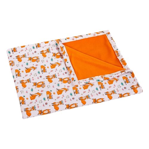 Bellatex Bára Róka gyerek takaró narancssárga, 75 x 100 cm akciós termékkép 1