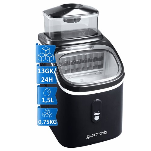Guzzanti GZ 123A jégkészítő, fekete