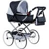 New Baby Коляска для ляльок Наталка, чорно-біла