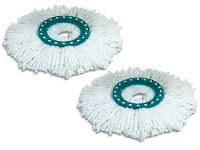 Leifheit Ersatzköpfe für Mopp Twist Disc, 2 St. 52094