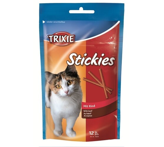 TRIXIE Stickies - hovězí tyčinky 12ks