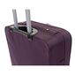 Pretty UP Sada cestovných textilných kufrov TEX01 3 ks, fialová