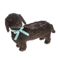 Proutěný květináč s PVC Jezevčík, 35 x 25 x 13 cm Proutěný květináč s PVC Jezevčík, 35 x 25 x 13 cm