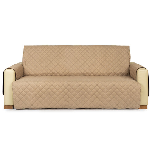 4Home Doubleface Sofaüberwurf Braun/Beige, 180 x 220 cm