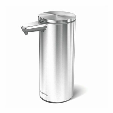 Dispenser de săpun fără atingere Simplehuman,reîncărcabil, din oțel inoxidabil
