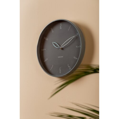 Karlsson 6012GY dizajnové nástenné hodiny sivá, pr. 40 cm