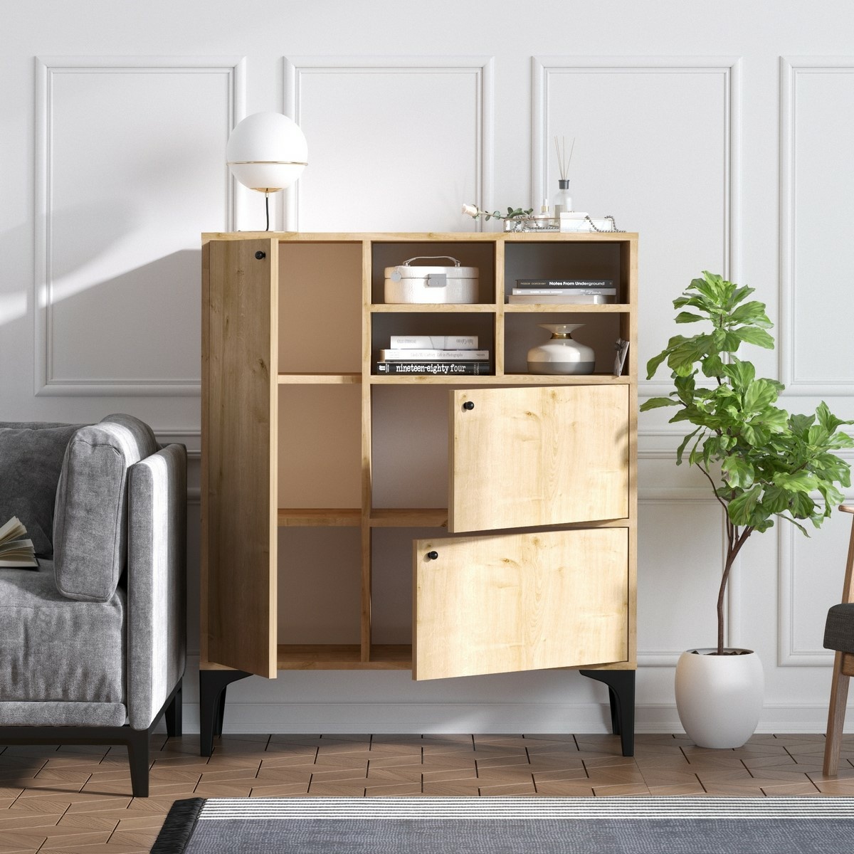 Skrinka Ewa Sapphire Oak