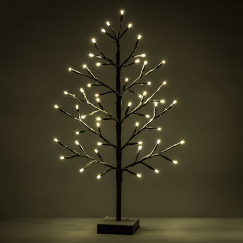 Świecące drzewko LED Pino, brązowy