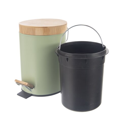 Orion Koš za smeti s pedalom Greenish, 5 l