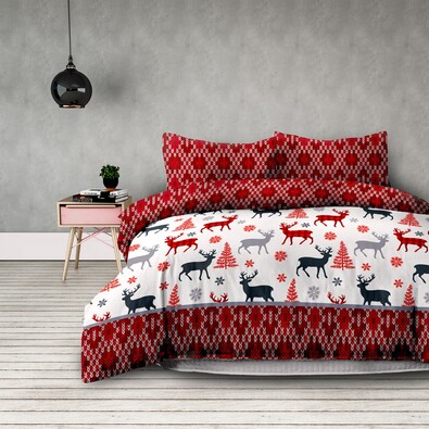 Restilo Winter Extravaganza flanel ágynemű, 140 x 200 cm, 70 x 90 cm
