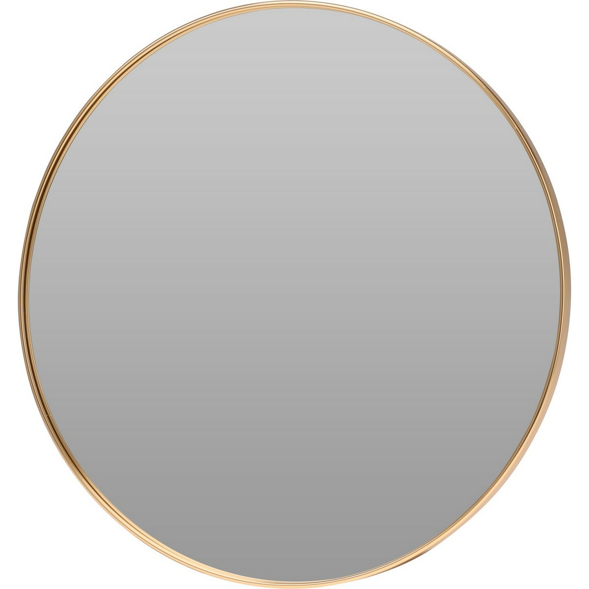 Lustro ścienne Golden, 40 cm, metalowa rama