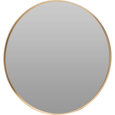 Lustro ścienne Golden, 40 cm, metalowa rama
