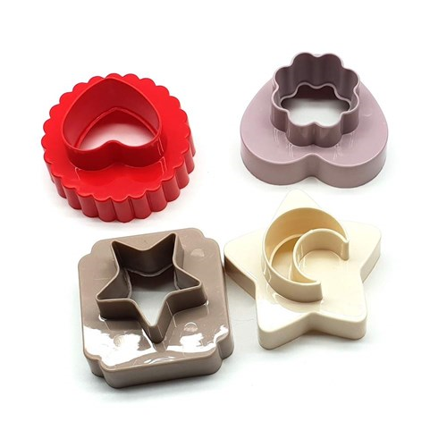 Banquet Sada obojstranných vykrajovadiel Culinaria, 4 ks, mix farieb