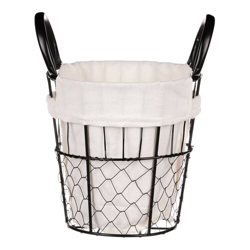 Dekorativni kovinski koš z blagom Vienne, 18 x 18x 18 cm