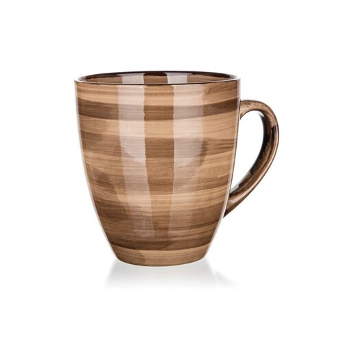 Banquet 6-delni set keramických skodelic PALAS,400 ml, rjava