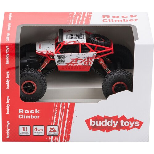 Samochód zdalnie sterowany Buddy Toys BRC 18.610 „RC Rock Climber”, czerwony