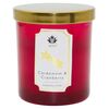 Arome Candle w kolorowym szkle z pokrywką,Cardamom &amp; Cranberry, 125 g