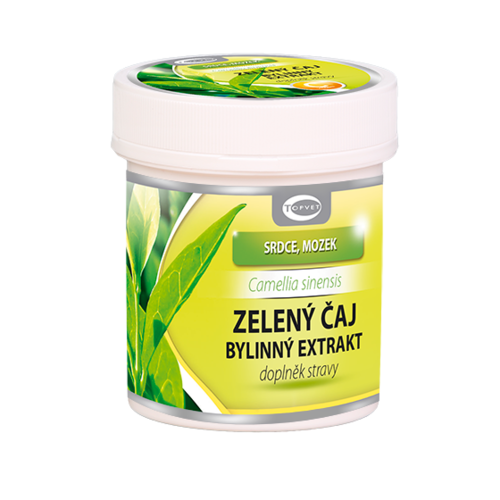 Topvet Bylinný extrakt Zelený čaj, 60 toboliek