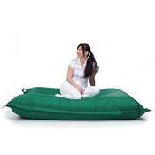 Sedací vak s popruhmi Dark Green 181 x 141 cm